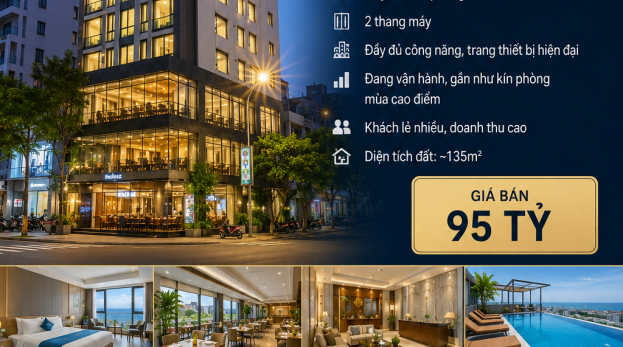 BÁN KHÁCH SẠN CĂN GÓC TRẦN BẠCH ĐẰNG – NGÔ THÌ SỸ - PHỐ TÂY AN THƯỢNG ĐÀ NẴNG