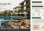 CẦN BÁN KHÁCH SẠN 2 MẶT TIỀN PHỐ CỔ HỘI AN ĐANH KINH DOANH TỐT